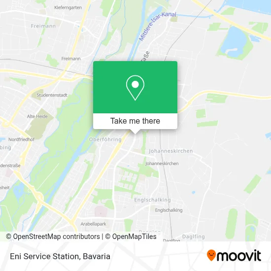 Eni Service Station map