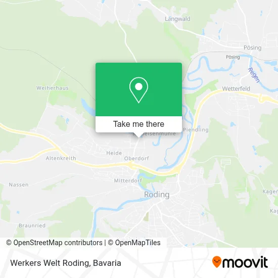 Werkers Welt Roding map