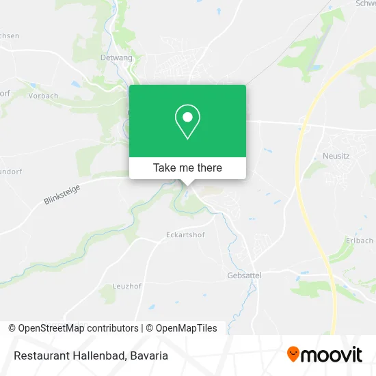 Restaurant Hallenbad map