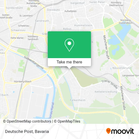 Deutsche Post map