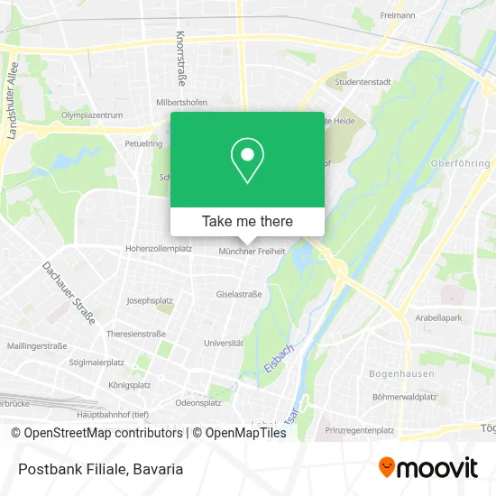 Postbank Filiale map