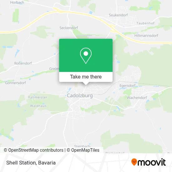 Shell Station map