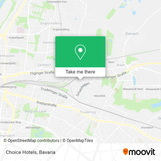 Choice Hotels map