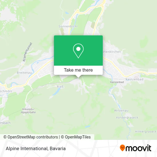 Alpine International map