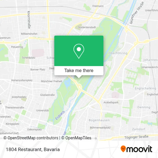 1804 Restaurant map
