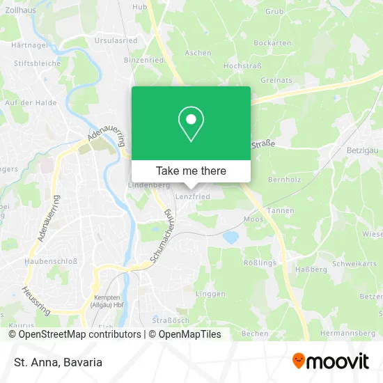 St. Anna map