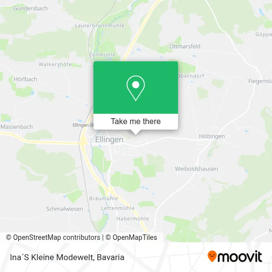 Ina´S Kleine Modewelt map