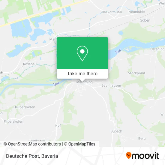 Deutsche Post map
