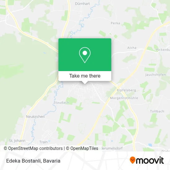 Edeka Bostanli map