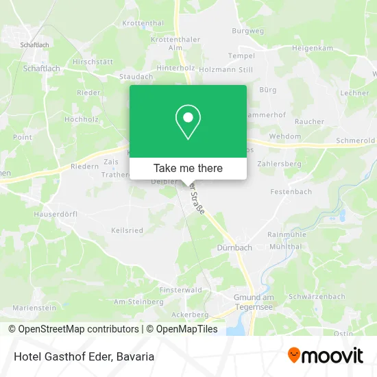 Hotel Gasthof Eder map