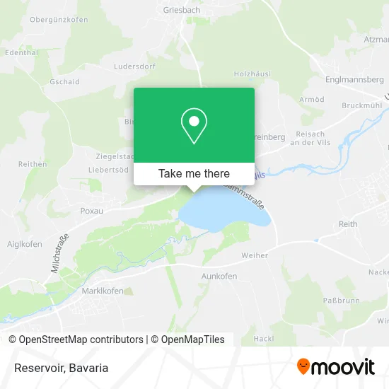 Stausee map