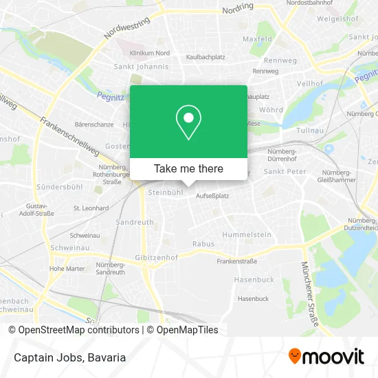 Captain Jobs map