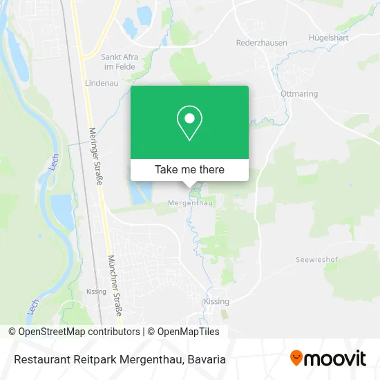 Restaurant Reitpark Mergenthau map