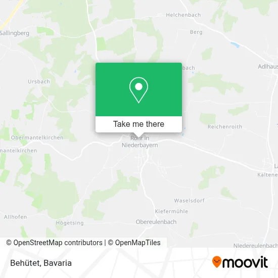 Behütet map