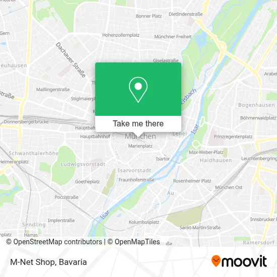 M-Net Shop map