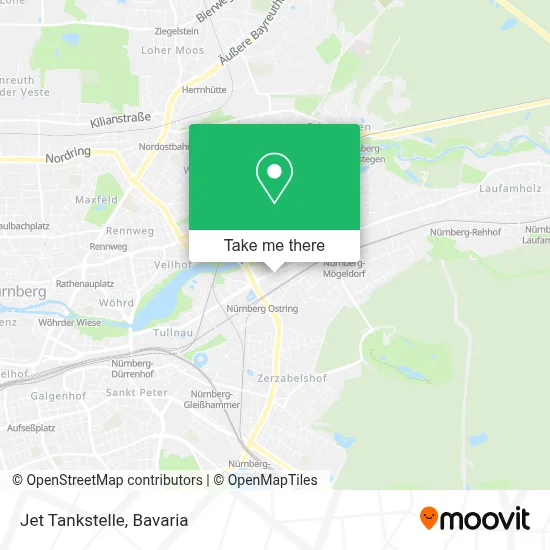 Jet Tankstelle map