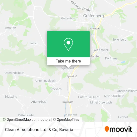 Clean Airsolutions Ltd. & Co map