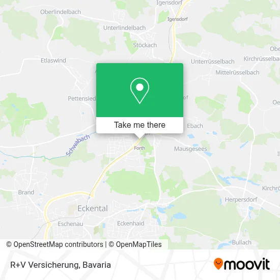 R+V Versicherung map