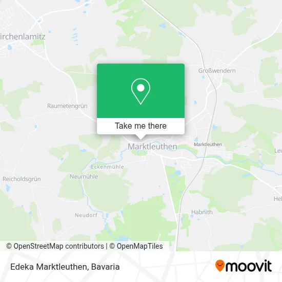 Edeka Marktleuthen map