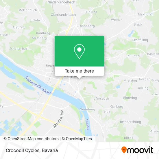Crocodil Cycles map