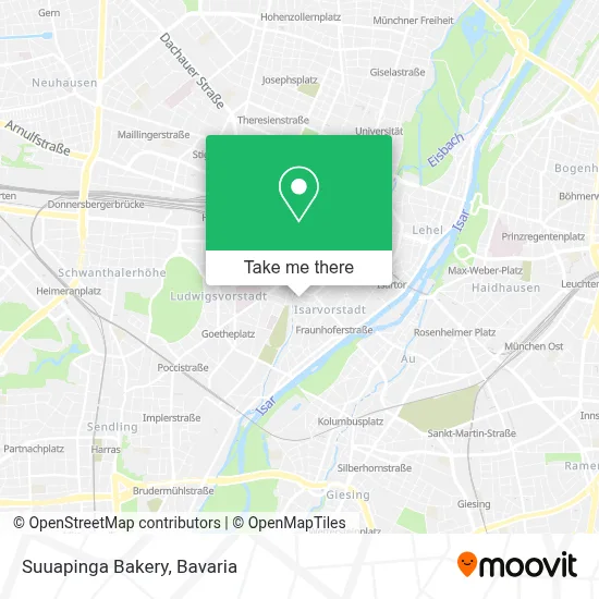 Suuapinga Bakery map