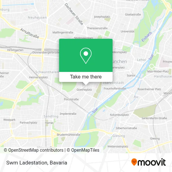 Swm Ladestation map
