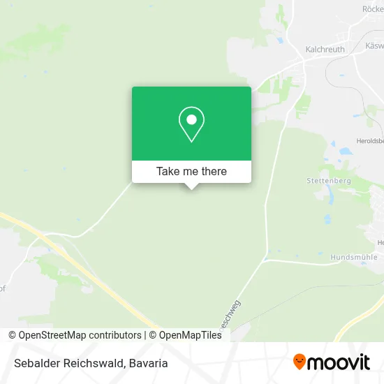 Sebalder Reichswald map