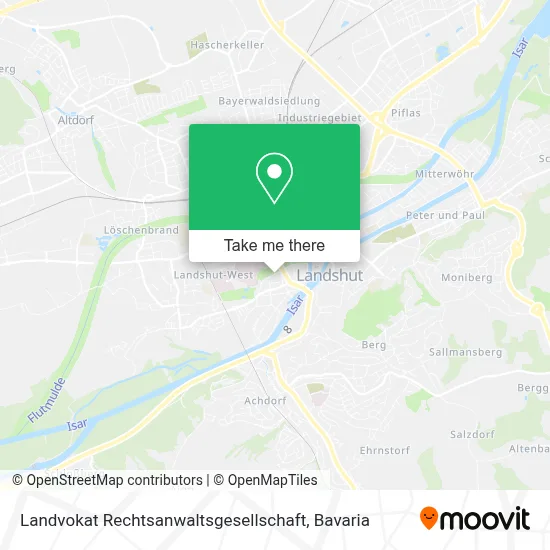 Landvokat Rechtsanwaltsgesellschaft map