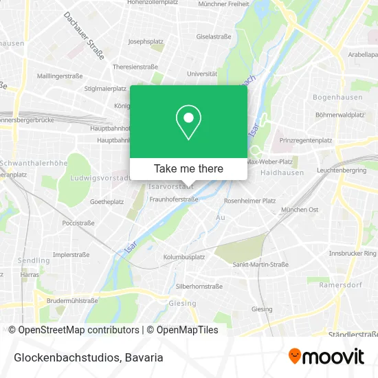 Glockenbachstudios map