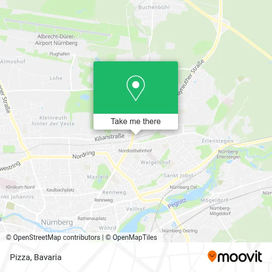 Pizza map
