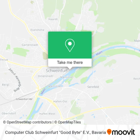 Computer Club Schweinfurt "Good Byte" E.V. map