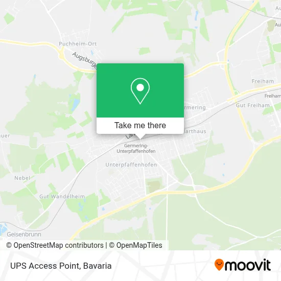 Ups Access Point map