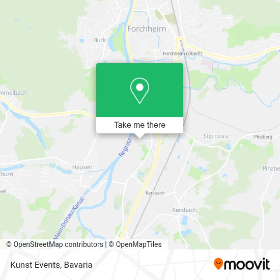 Kunst Events map