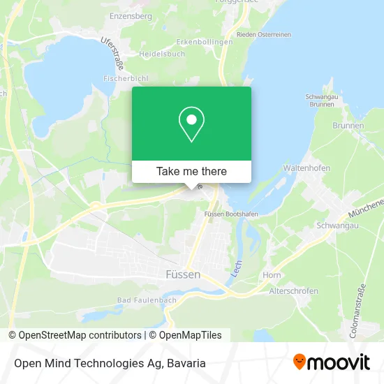 Open Mind Technologies Ag map