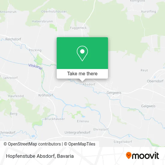 Hopfenstube Absdorf map