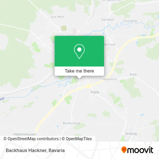 Backhaus Hackner map