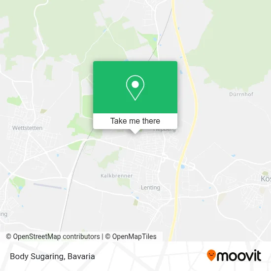 Body Sugaring map