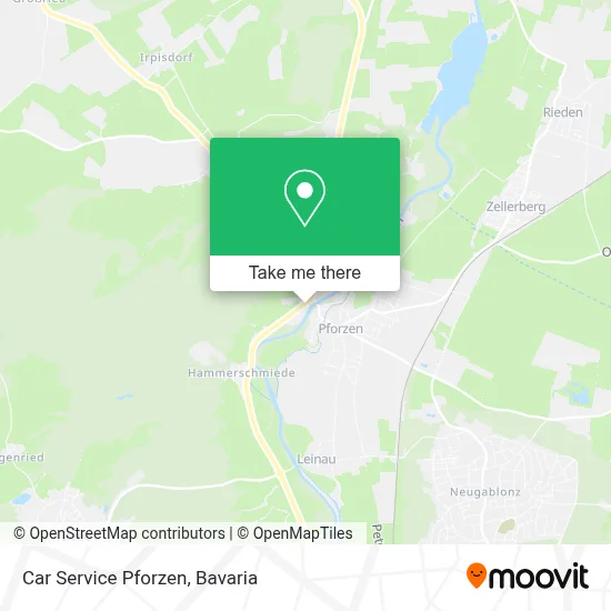 Car Service Pforzen map