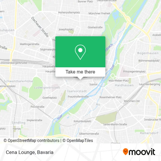 Cena Lounge map