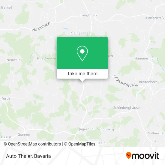 Auto Thaler map