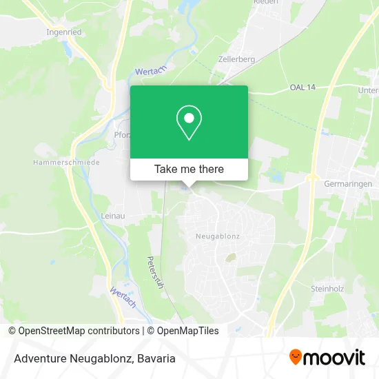 Adventure Neugablonz map
