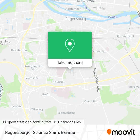 Regensburger Science Slam map