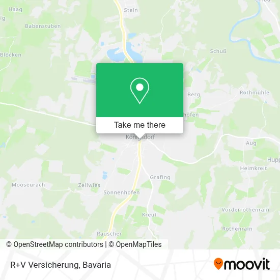 R+V Versicherung map