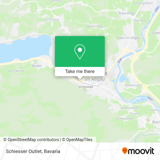 Schiesser Outlet map