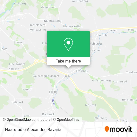 Haarstudio Alexandra map