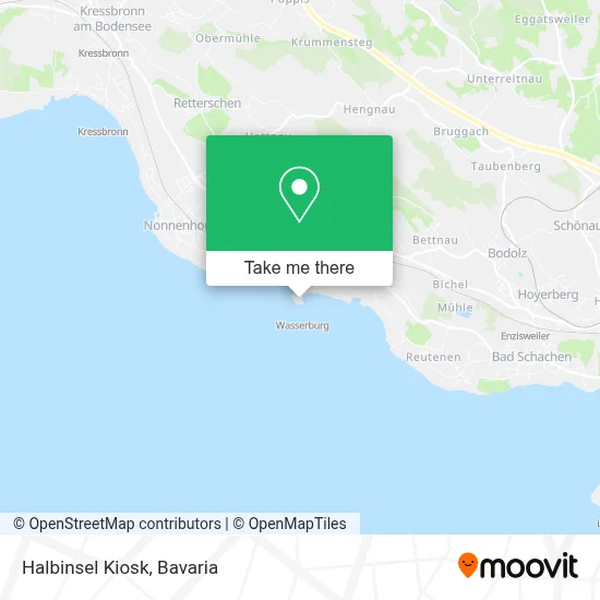 Halbinsel Kiosk map