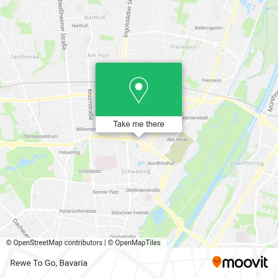 Rewe To Go map