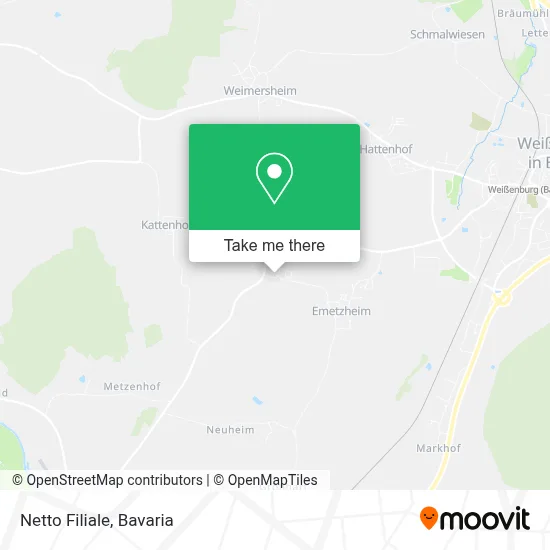 Netto Filiale map