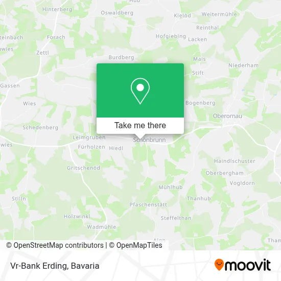 Vr-Bank Erding map