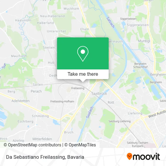 Da Sebastiano Freilassing map